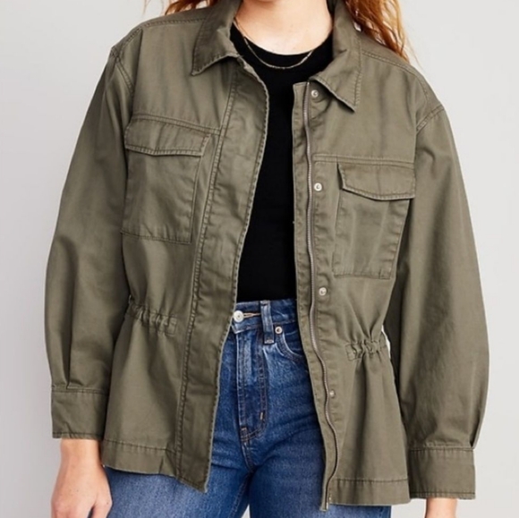 Old Navy Jackets & Blazers - Old Navy Scout Cinched-Waist Utility Jacket